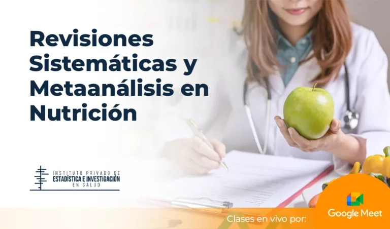 Curso – Taller: Revisiones Sistemáticas y Metaanálisis en Nutrición