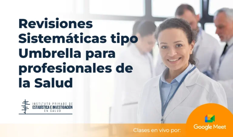 Curso – Taller: Revisiones sistemáticas tipo Umbrella para profesionales de la salud